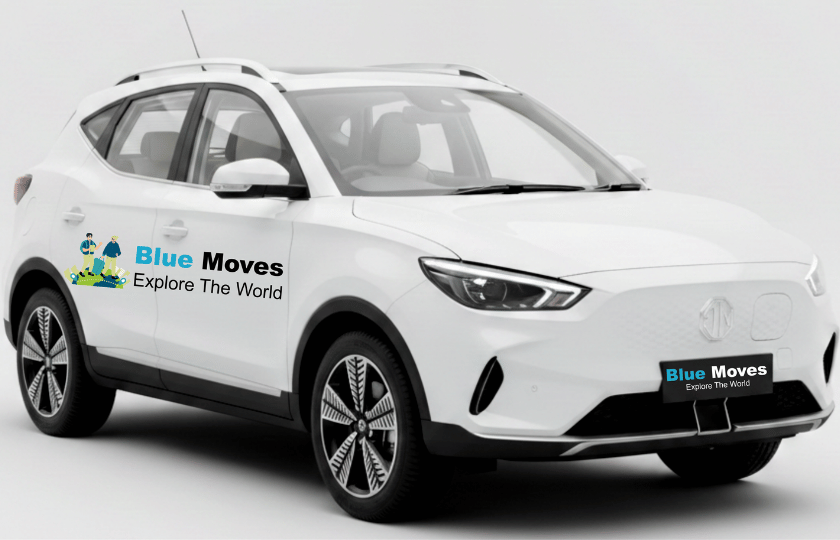 MG ZS EV Blue Moves